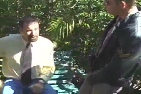 Uniformed Smoking homosexual Cop And Bear