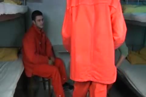 Sex scene in uniform in the prison