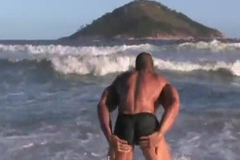 Monster cock And Muscles Flex