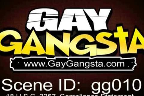 Taking His Shirt Off before Double Teaming black cock