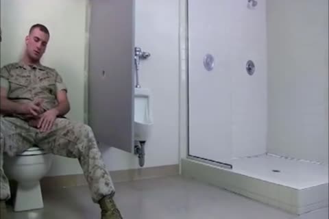 Army boys Glory gap threesome