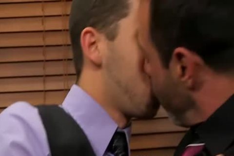 Mike Manchester And Tony Hunter Enjoying anal In The Office