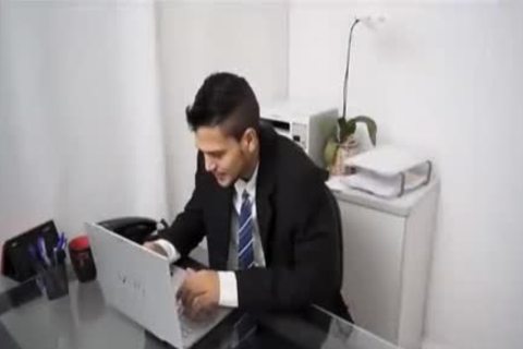 Hunk acquires A large cock From Boss