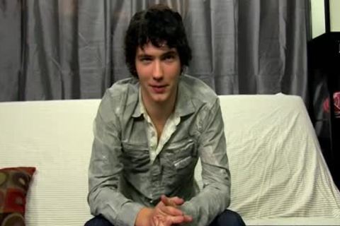 teen Josh Bensan Interviewed Then Wanked His penis