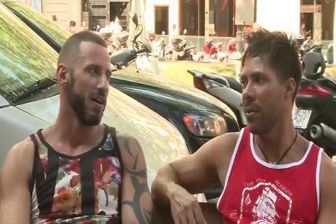 trio With My Muscle Bro