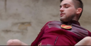 Just 10-Pounder League : A gay XXX Parody - Colby Keller and Johnny Rapid pooper hammer