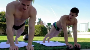 Derick & Kaleb: bareback - butthole Scene