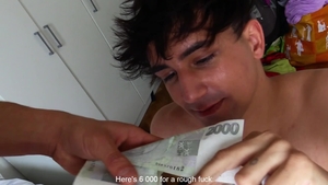 Czech Hunter: Receiving facial cum loads indoors