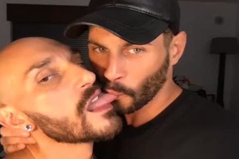 mature males lick Their cock And butthole