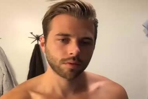 fashionable man Bathing In Live