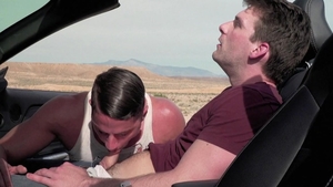 FalconStudios: Tight & tattooed Skyy Knox rimming in the car