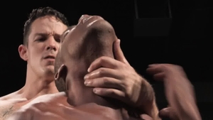 Hot House: Latino Adrian Hart bareback sensual kissing