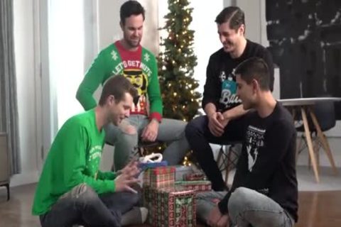 Hard pounding together with Beau Reed & Rocky Vallarta