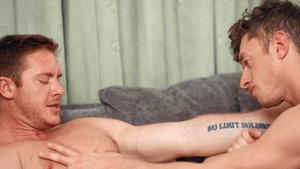 SeanCody.com: Brown hair Jake Klerin next to Jax doggy fucking