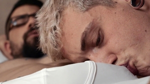 Gods Of Men: Muscle Harvey Sid gets cumshot