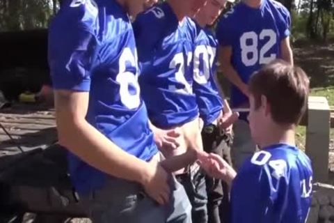 A homosexual Pack With thick cocks. Outdoor homosexual group sex