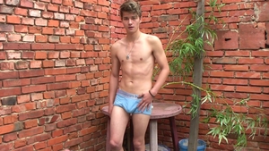 EastBoys.com - Slim Andre cumshot and Luis at the castings