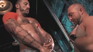 Fetish hard sex alongside jock