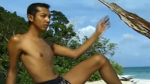 GayAsianNetwork: Beautiful supermodel hard massage outdoors