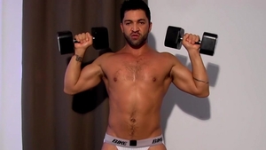 FetishMen: Jock Cam amongst Dominic Pacifico fetish workout