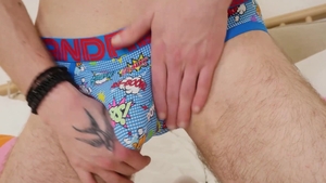 BoyFun: Solo Jack Killian in denim jeans european cumshot