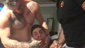 William Seed Teddy Torres And A Smart guy Homemade suck job stimulation