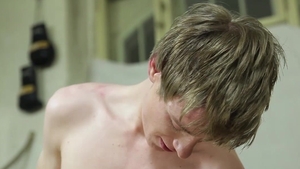 Sweat-drenched Twinks Share Some Spunk