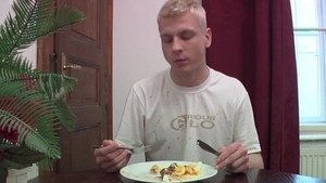 Young Leon's Unlucky Encounter with Two Cocks