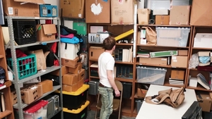 Young Perps: Sneaky Twink Detained in Back Room Check