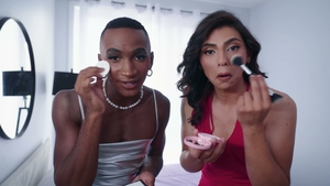 Femboyish: A Dripping Double Facial Surprise
