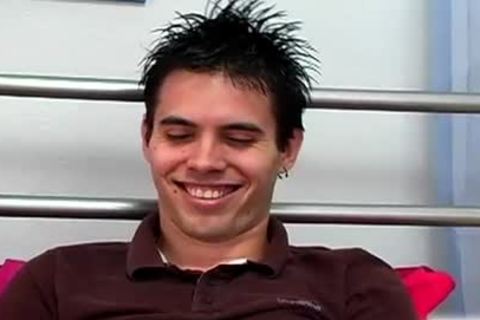 boy receives interviewed then jerks it off raw